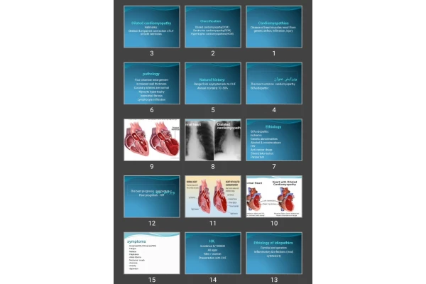 پاورپوینت Cardiomyopathies