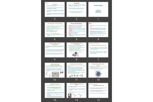 پاورپوینت Antiviral Agents
