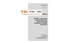 🔶استاندارد نایاب WRC 564 ویرایش 2020  🌺WRC 564 2020  ♦️The MPC Lot-Centered Analysis Method for Determining High Temperature Strength Parameters