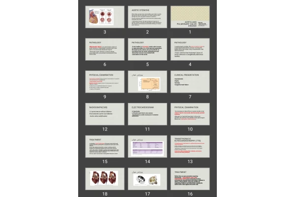 پاورپوینت بیماری های دریچه ای (آئورت و پولمونری) Aorta and Pulmonary valve  Disease