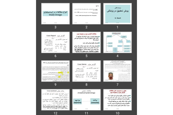 پاورپوینت روش تحقیق در پزشکی