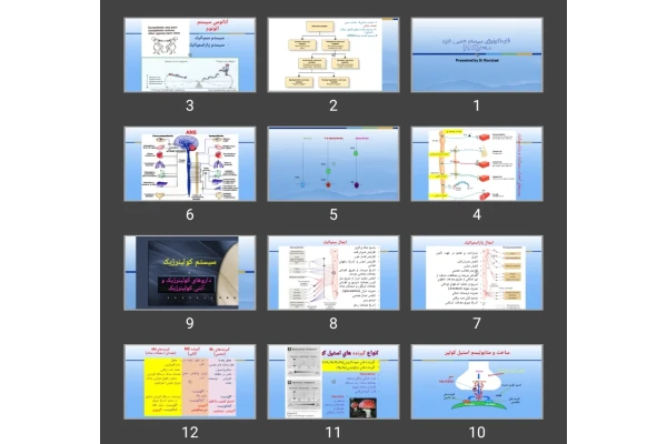پاورپوینت فارماکولوژی سيستم عصبی خود مختار(ANS)