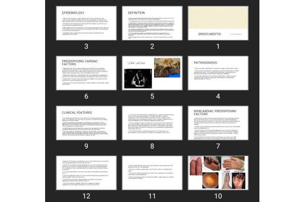 پاورپوینت Endocarditis