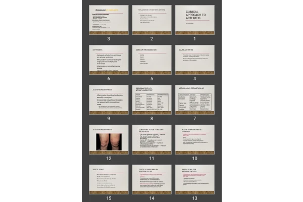 پاورپوینت Clinical Approach to Arthritis