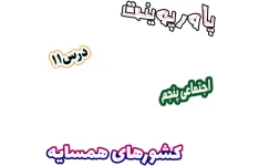 پاورپوینت مطالعات اجتماعی پنجم، درس 11: کشورهای همسایه