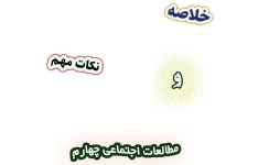 خلاصه و نکات مهم مطالعات اجتماعی چهارم دبستان، درس 1 تا درس 22
