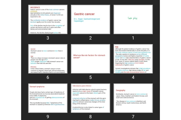 پاورپوینت Gastric cancer