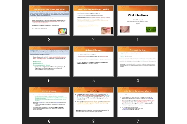 پاورپوینت Viral infections