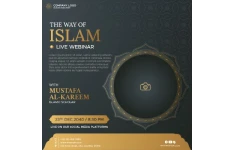 قالب پست اینستاگرام طرح اسلیمی مشکی