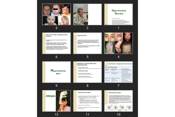 پاورپوینت  Hypersensitivity Disorders