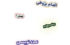اقدام پژوهی چگونه با روش‌های فعال، عددنویسی را به دانش‌آموزان آموختم؟ ، ریاضی چهارم