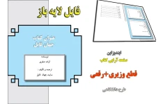 فایل لایه باز ایندیزاین صفحه آرایی کتاب قطع وزیری+رقعی طرح دانشگاهی