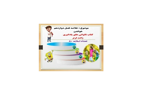 پاورپوینت خلاصه فصل دوازدهم  خواندن کتاب ناتوانی های یادگیری ژانت لرنر