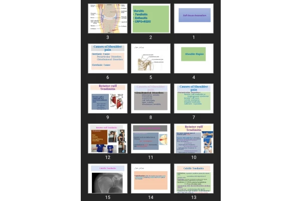 پاورپوینت روماتیسم های غیرمفصلی  Soft tissue rheumatism