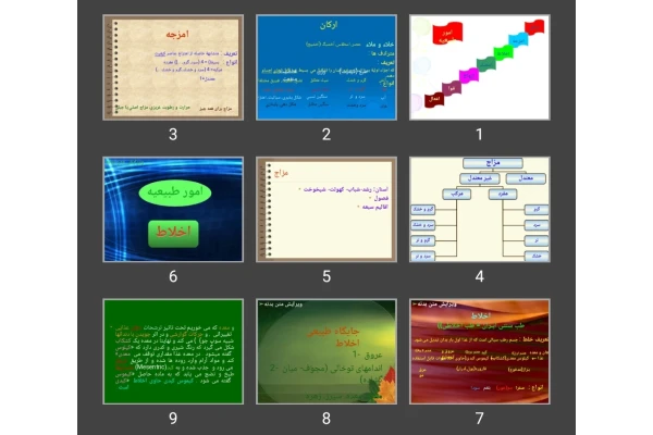 پاورپوینت امور طبيعيه