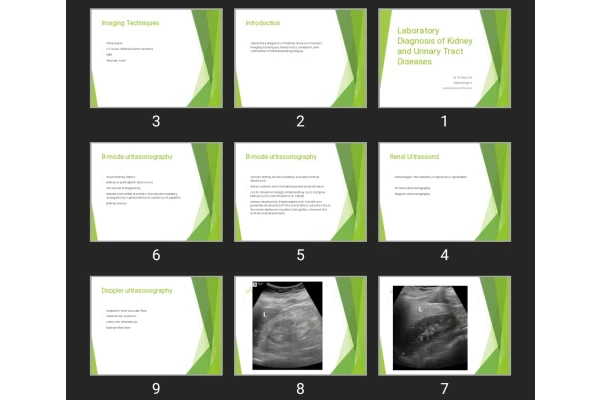 پاورپوینت Laboratory Diagnosis of Kidney and Urinary Tract Diseases