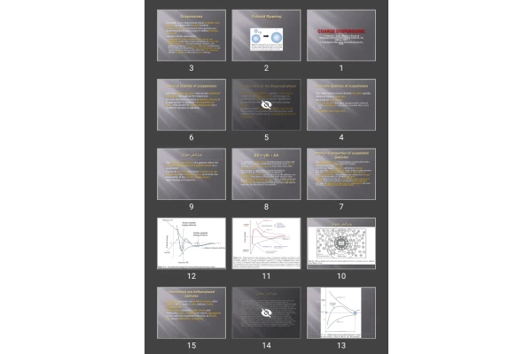 پاورپوینت Coarse dispersions