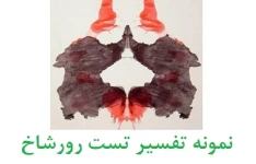   نمونه انجام شده تست رورشاخ + کارتهای آزمون + راهنمای نمره گذاری و تفسیر