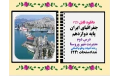 جغرافیای ایران پایه دوازدهم درس دوم مدیریت شهر وروستا رشته ادبیات وعلوم انسانی