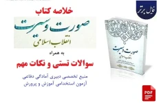 خلاصه کتاب صورت و سیرت انقلاب اسلامی + تست و نکات مهم