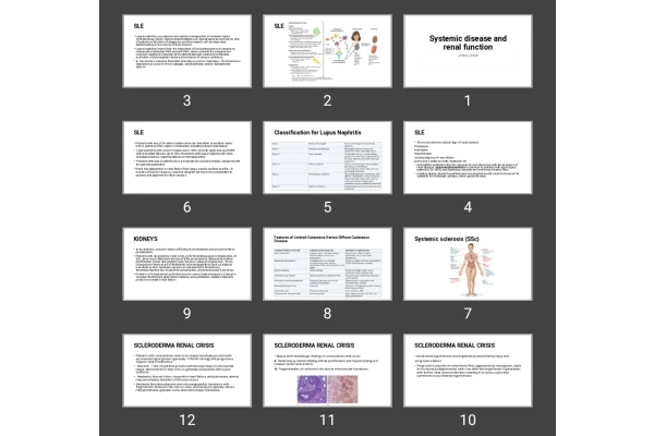 پاورپوینت Systemic disease and renal function