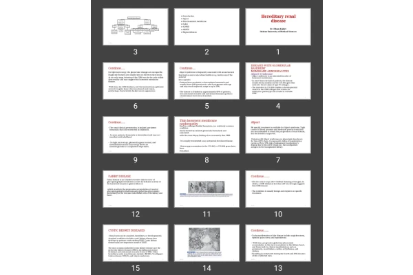 پاورپوینت Hereditary renal disease