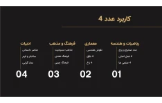 بررسی عدد 4 در ریاضیات معماری