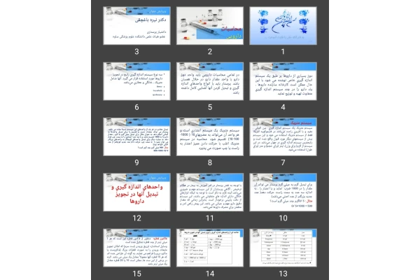 پاورپوینت محاسبات دارویی