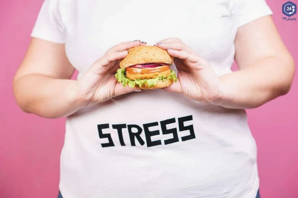 پاورپوینت با موضوع ارتباط بین استرس و اضطراب با میزان اشتها و غذا خوردن