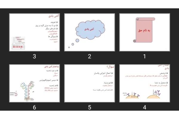 پاورپوینت آنتی بادی