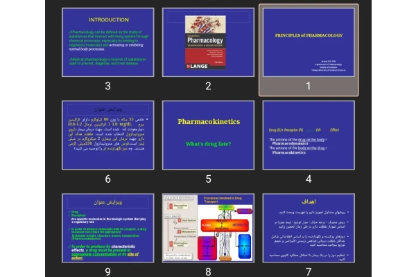 پاورپوینت PRINCIPLES of PHARMACOLOGY
