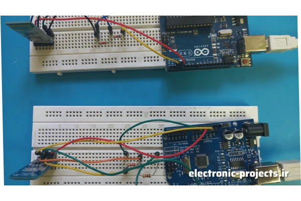 مینی دوره پروژه ارتباط بلوتوثی آردوینو با آردوینو با استفاده از پیکربندی مستر اسلیو - پروژه 1