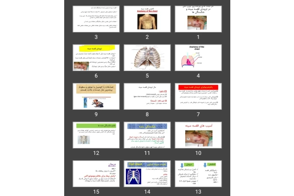 پاورپوینت مراقبت های پرستاری اورژانس در ترومای قفسه سینه و شکستگی ها