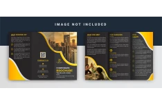 بروشور لایه باز برای کسب و کار شرکتی زیبا با فرمت eps