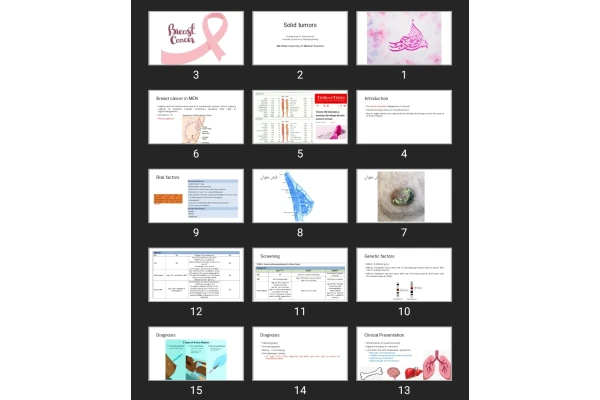 پاورپوینت Solid tumors