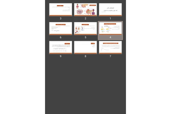 پاورپوینت قند خون و مقاومت به انسولین