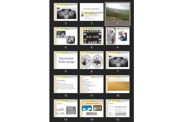 پاورپوینت Panoramic radiography