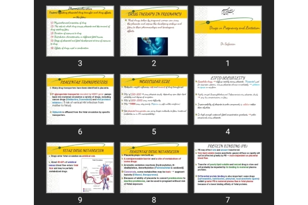 پاورپوینت Drugs in Pregnancy and Lactation
