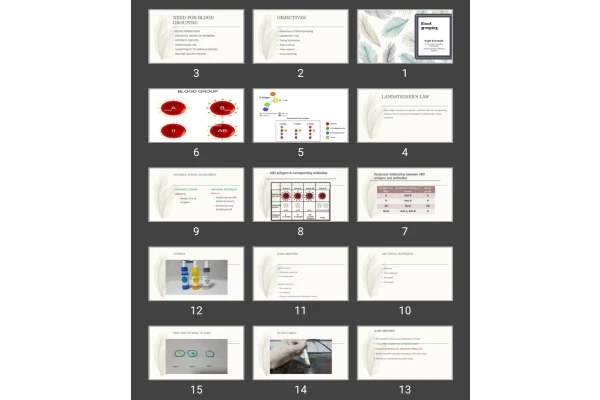 پاورپوینت Blood grouping