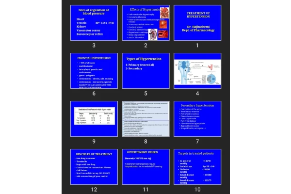 پاورپوینت TREATMENT OF HYPERTENSION