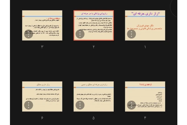 جزوه رازداری حرفه ای