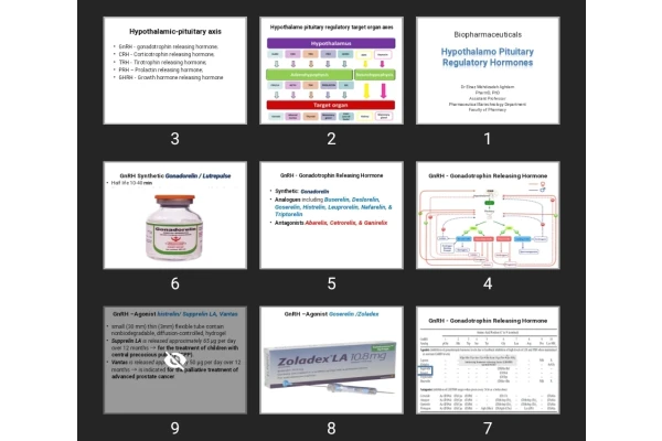 پاورپوینت Hypothalamo Pituitary Regulatory Hormones