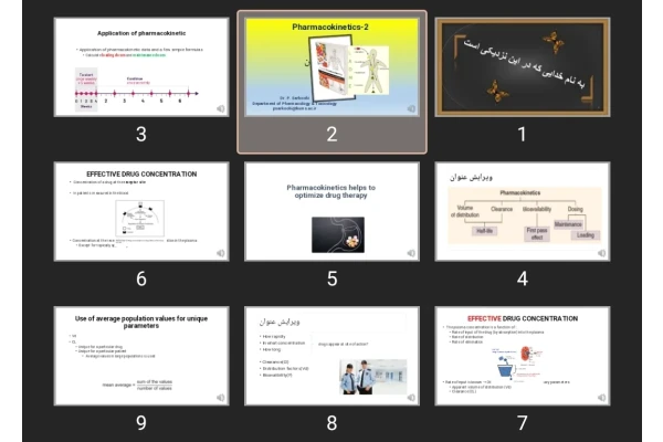 پاورپوینت Pharmacokinetics-2