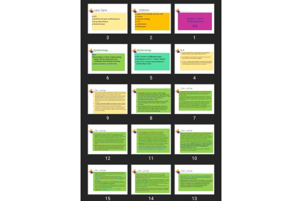 پاورپوینت Systemic Lupus Erythematosus SLE