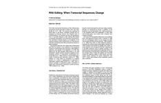 Rna editing (مقاله انگلیسی) 🔬 نسخه کامل ✅