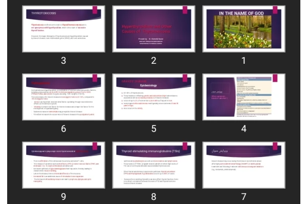 پاورپوینت Hyperthyroidism and Other Causes of Thyrotoxicosis