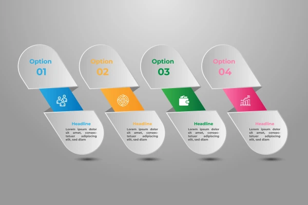 اینفوگرافیک مراحل انجام کار و تحقیقات