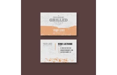 کارت ویزیت نارنجی