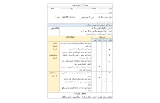 طرح درس روزانه پایه چهارم درس ۶ علوم تجربی سنگ ها