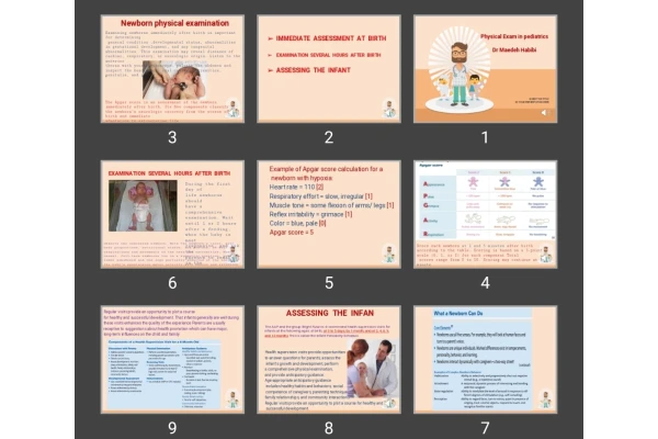 پاورپوینت Physical Exam in pediatrics
